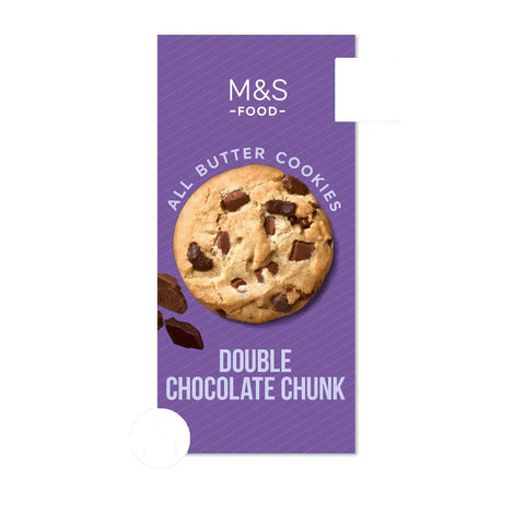 M&S Double Chocolate Chunk Cookies 200g