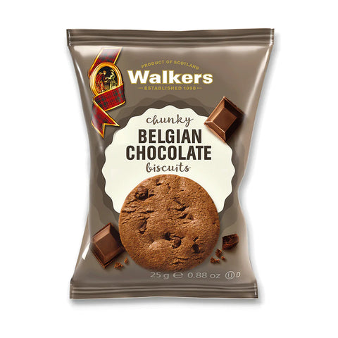 Walkers Chunky Belgian Chocolate Biscuits 25g