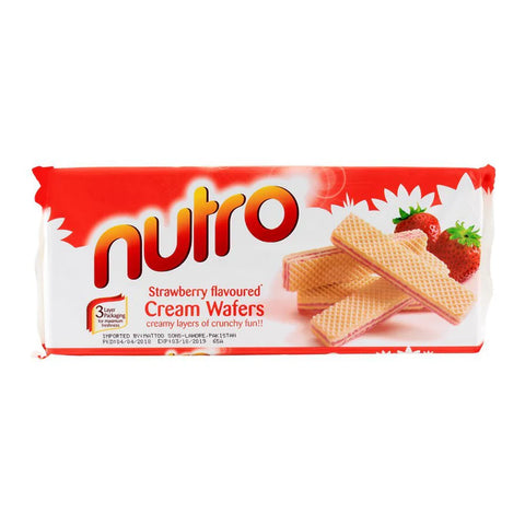 NUTRO STRAWBERRY WAFERS 150GM