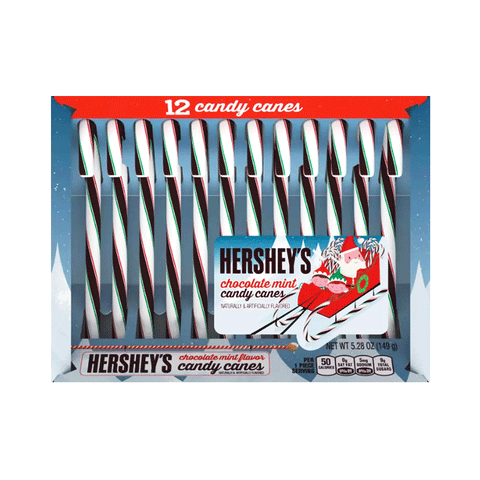 Hershey's Chocolate Mint Candy Canes