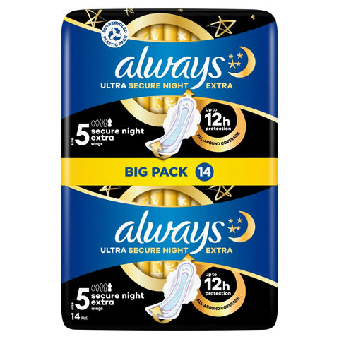 ALWAYS ULTRA SECUR NIGHT 14 PCS