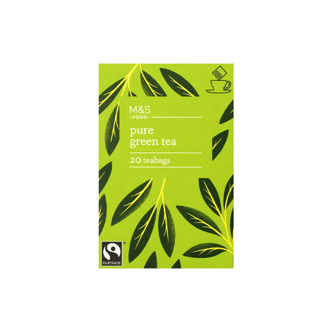 M&S Pure Green Tea Bags 40g