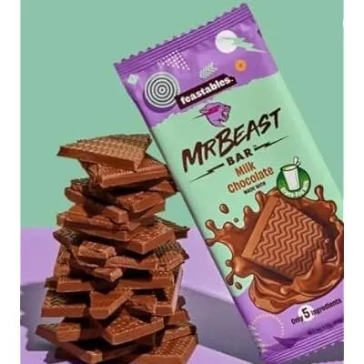 Feastables Almond Milk Chocolate with Almond Chunks 60g
