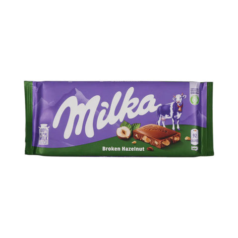 Milka Whole Hazelnut Chocolate 100g