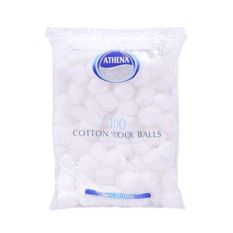 ATHENA 100 COTTON WOOL BALLS COLOR