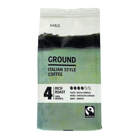 M&S Italian Style Ground Coffee 227g