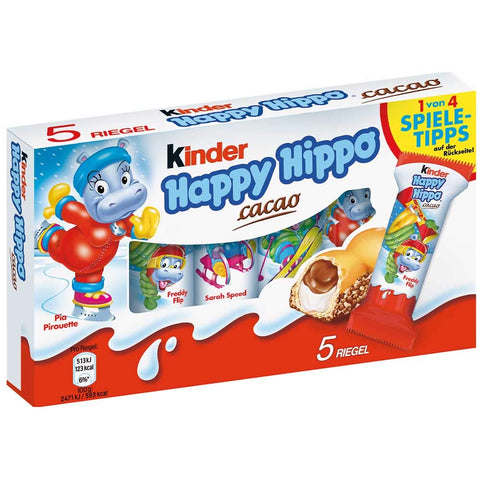 KINDER HAPPY HIPPO CHOCOLATE BISCUIT