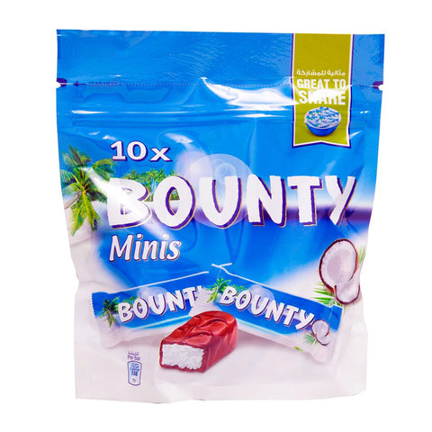 BOUNTY MINIS CHOCOLATE POUCH 285GM
