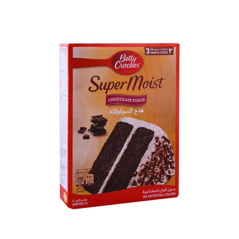 BETTY CROCKER CHOCOLATE FUDGE CAKE MIX 500GM