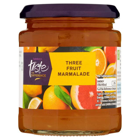 Sainsbury's Three Fruit Marmalade 340g