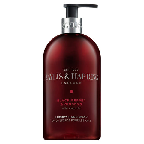 Black Pepper & Ginseng Hand Wash 500ml