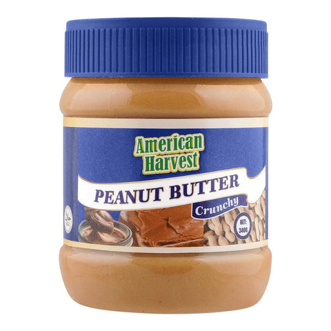 AMERICAN HARVEST PEANUT BUTTER CRUNCHY 340GM