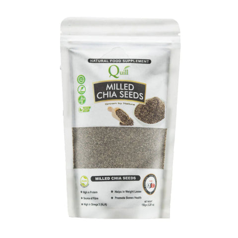 QUILL MILLED CHIA SEEDS 150GM