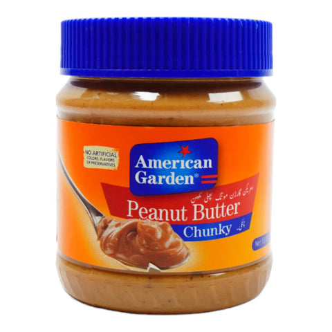 AMERICAN GARDEN PEANUT BUTTER CHUNKY 340GM