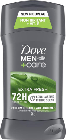 Dove Men+Care Extra Fresh Non-Irritant Deodorant Stick 76g