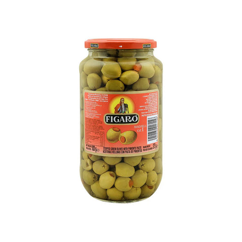 FIGARO STUFFED GREEN OLIVES WITH PIMENTO PASTE 920GM