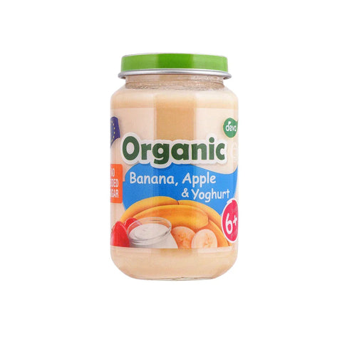 DEVA ORGANIC BANANA APPLE & YOGHURT 200GM