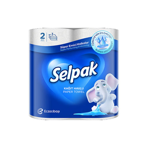 SELPAK KITCHEN ROLL TWIN PACK