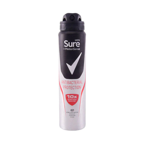 SURE BODY SPRAY INVISIBLE AN-BACTERIAL M