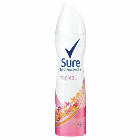 SURE BODY SPRAY TROPICAL 250ML
