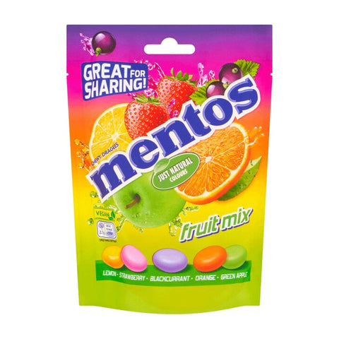 MENTOS FRUIT MIX 140GM POUCH