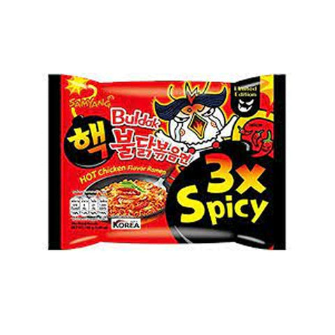 SAMYANG BULDAK HOT CHICKEN FLAVOUR RAMEN 3x SPICY 140GM