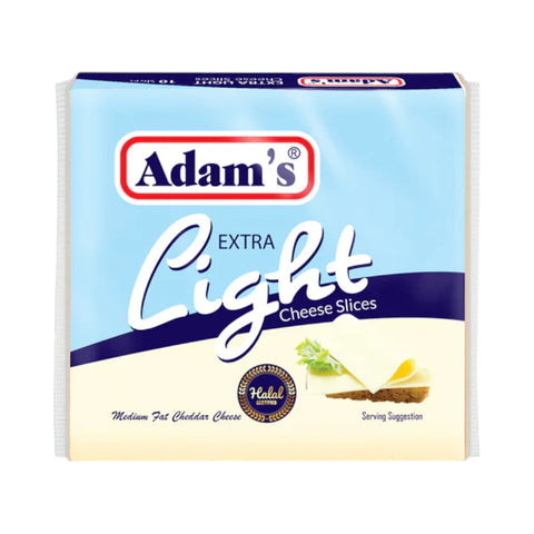 ADAM'S EXTRA LIGHT CHEESE SLICES 200GM