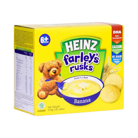 HEINZ BANANA FARLEY RUSK 120 GM