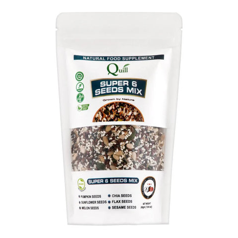 QUILL SUPER 6 SEEDS MIX 200GM