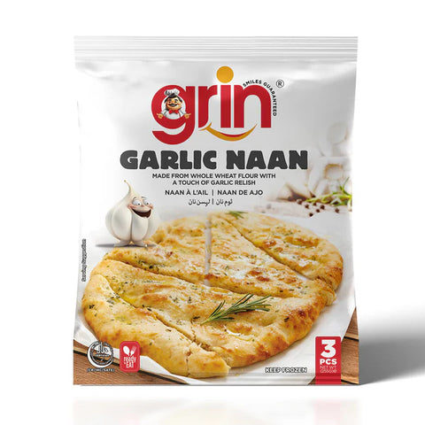 GRIN GARLIC NAAN 225GM