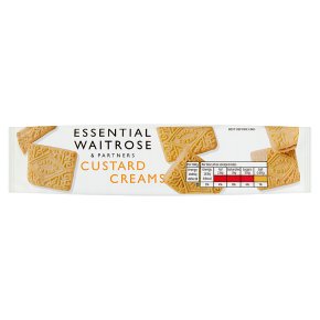 ESSENTIAL WAITROSE CUSTARD CREAMS 150GM