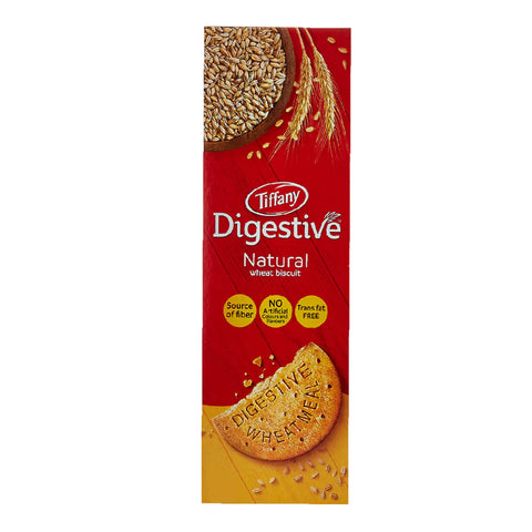 TIFFANY DIGESTIVE NATURAL WHEAT BISCUIT 250GM