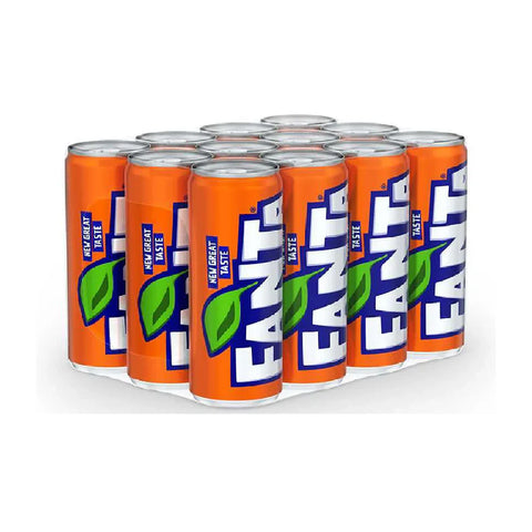 FANTA ORANGE FLAVOUR CAN 250ML