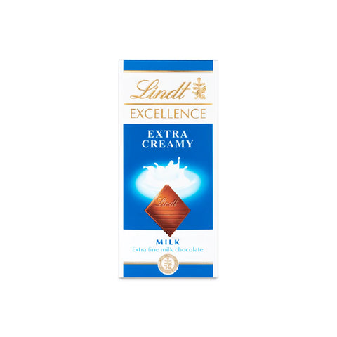 Lindt Excellence Extra Creamy Milk Chocolate 100g