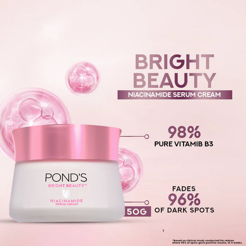 PONDS BRIGHT BEAUTY CREAM-SERUM DAY CREAM-50GM