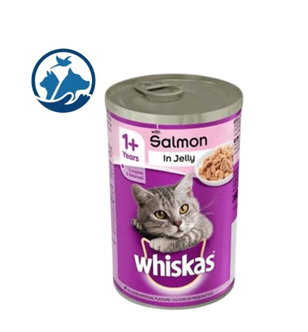 Whiskas with Salmon Tin 400g