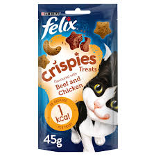 FELIX CRISPIES BEEF & CHICKEN 45GM