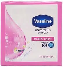 VASELINE HEALTHY PLUS BAR SOAP 75GM