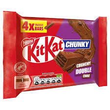 NESTLE KITKAT CHUNKY DOUBLE CHOCOLATE 34GM ANS