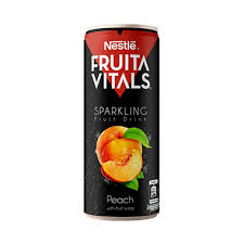 NESTLE FRUITA VITALS PEACH SPARKLING FRUIT DRINK 250ML