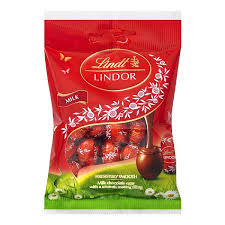 LINDT LINDOR MINI MILK CHOCOLATE TRUFFLES 80GM
