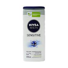 NIVEA SHOWER GEL MEN-SENSITIVE-3 IN 1-250ML