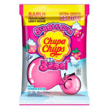 CHUPA CHUPS BIG BABOL STRAWBERRY & CREAM 152GM