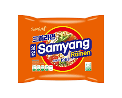 SAMYANG RAMEN NOODLES SPICY 120GM ORANGE