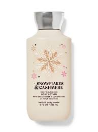 BATH & BODY WORKS SNOWFLAKES & CASHMERE BODY LOTION 236ML