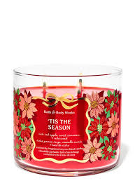 BATH & BODY WORKS TIS THE SEASON SCENTED CANDLE 227GM