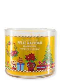 BATH & BODY WORKS FELIZ NAVIDAD SCENTED CANDLE 411GM