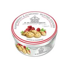 K.HARRODSON RASBERRY & ALMOND BUTTER COOKIES 400GM
