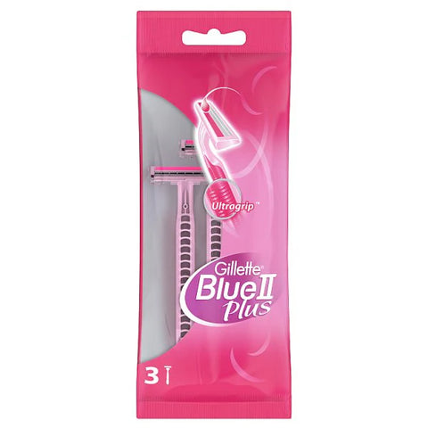 GILLETTE BLUE 2 PLUS WOMEN 3 PACK
