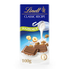 Lindt Classic Recipe Hazelnut Milk Chocolate 100g
